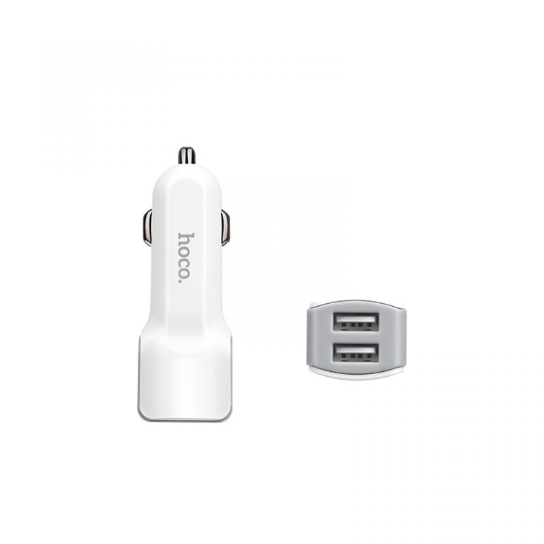 Car Charger hoco Z23 Grand Style Dual Port For Micro-USB
