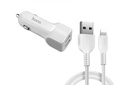 Car Charger hoco Z23 Dual Port USB Ligthning