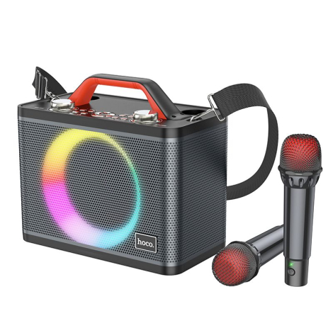 Portable BT Speaker With Dual Wireless Microphone BS57