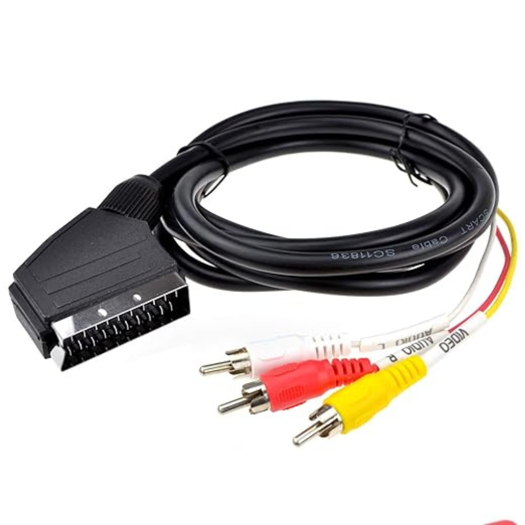 Cable Scart/RCA Connection In/Out