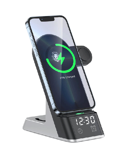 Green 6 in 1 Wireless Charger 15W - Black