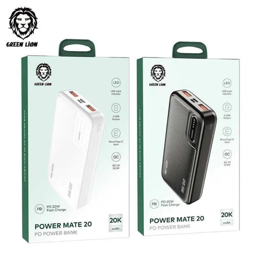 Green Lion Power Mate 20 Power Bank 20000mAh