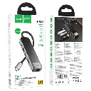 Hoco HB23 Easy view Type-C multifunction adapter(HDTV+USB3.0+USB2.0+RJ45+PD)