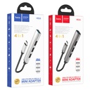 Hoco HB26 4 in 1 adapter(Type-C to USB3.0+USB2.0*3)