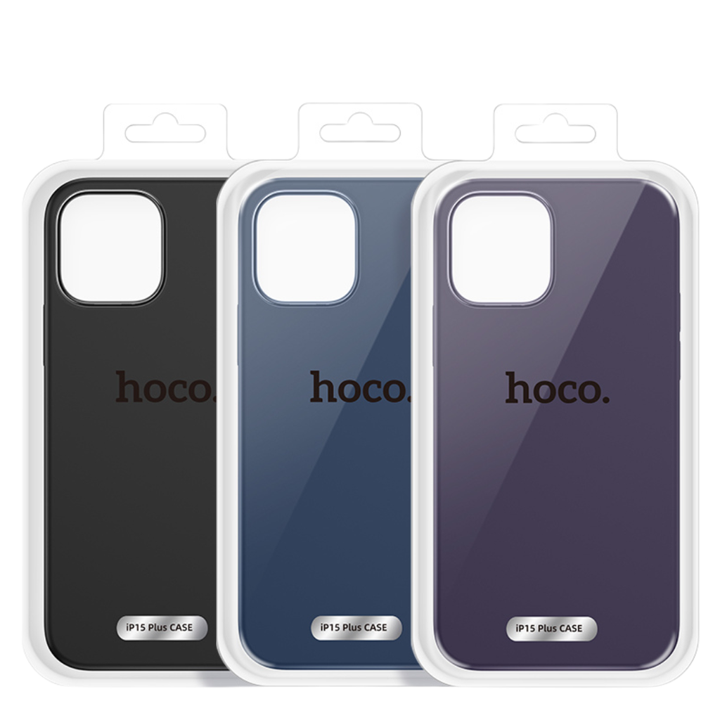 HOCO Pure series silicone magnetic protective case iP15 Pro