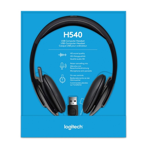 LOGITECH USB Headset H540 With Microphone