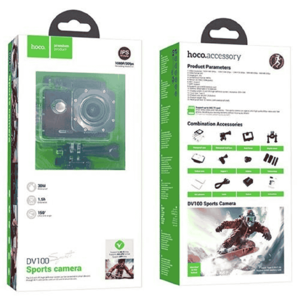 DV101 Dual Color Screen Sports Camera