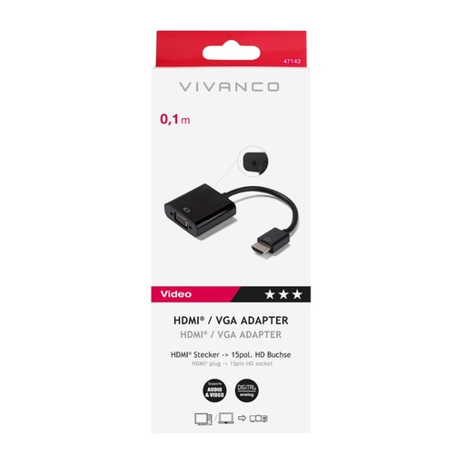 Converter vivanco VGA To HDMI
