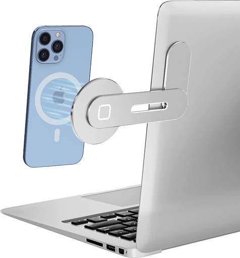 Magnetic Laptop Phone Holder adjustable side mounted