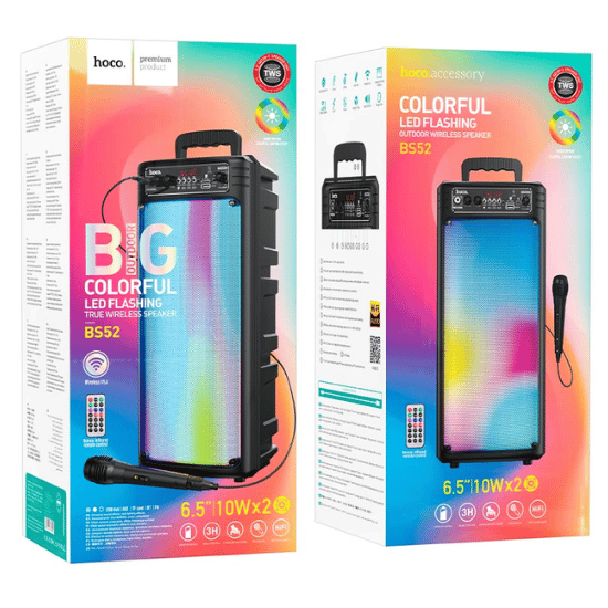 Speaker hoco BS52 Colorful led flashing
