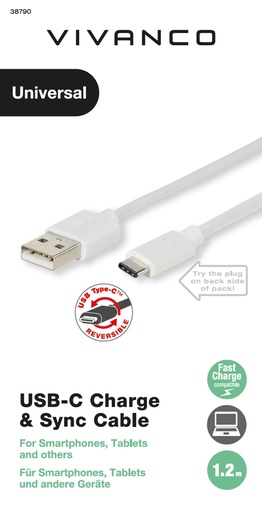 Cable vivanco USB to Type-C