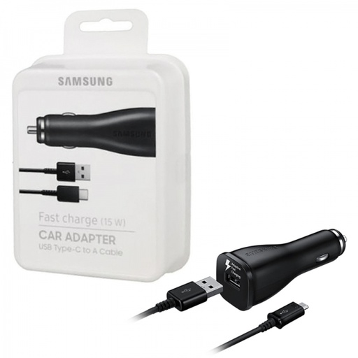 Car Charger Samsung 15W USB Type-C To A Cable