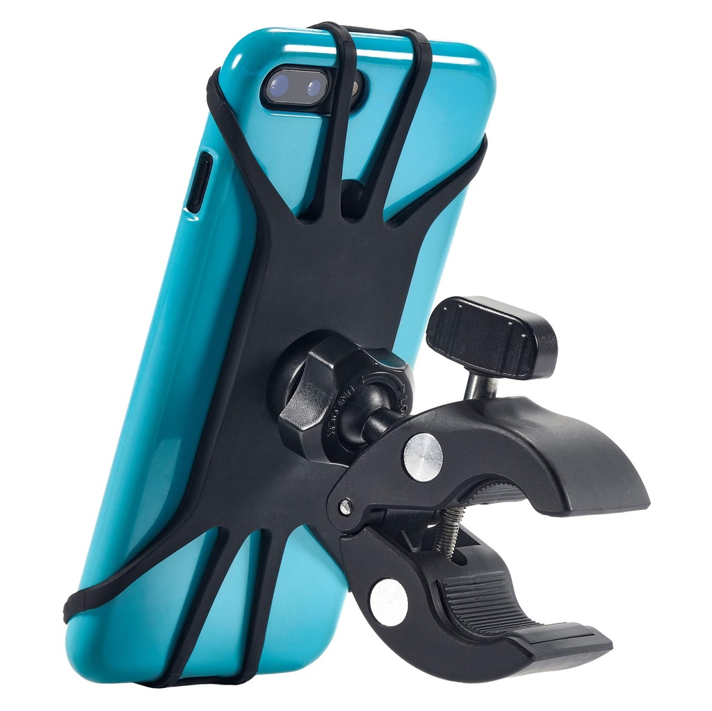 Phone Holder for bike rubber handlebar Match for Mobile phone (4-6 inches)