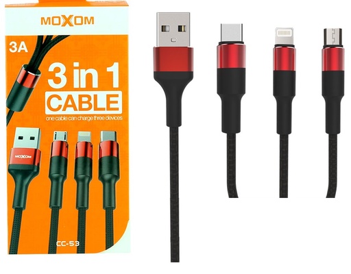 Cable MOXOM CC-53 3-in-1