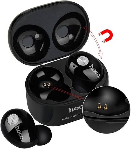 HOCO Es10 Twins True Earphones Wireless Bluetooth Earbuds Headphone HiFi Stereo Headsets with Mic for Mobile Phone