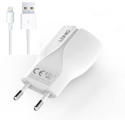LDNIO Chargeur A2271 USB – 5 V – 2.1A – 2 port