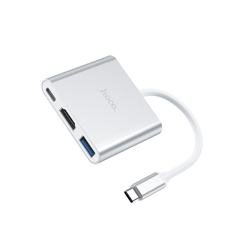 Adapter hoco HB14 Type-C to USB3.0 HDMI Type- PD2.0