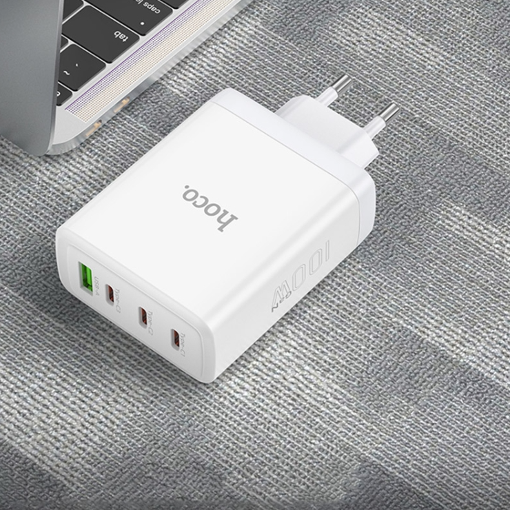 Charge hoco N31 Leader PD100W Four-Port(3C1A) Fast Charge