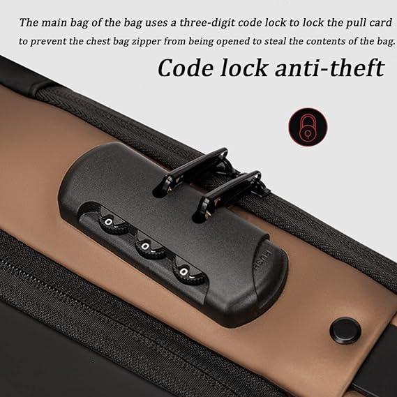 Bag Fashion With Lock And USB
