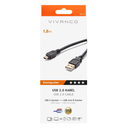 Cable vivanco USB 2.0 Certified Connection 1,8m