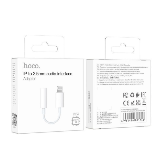 Converter hoco LS34 iPhone To 3.5 Digital Audio Converter