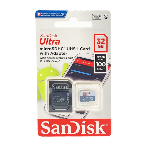 Memory Card SanDisk 32GB 80MB/s Micro SDHC