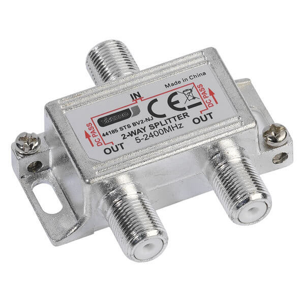 Vivanco Splitter 2 Way SAT/Antenna