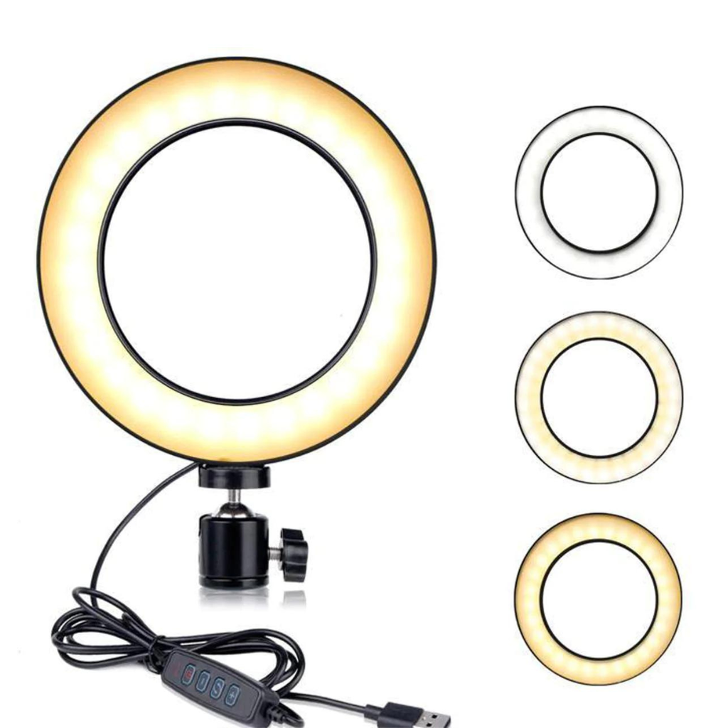 Professional Ring Light live Stream Black