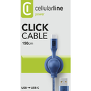 Cable Cellularline Click 150cm Type-C To lightning