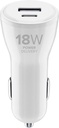 Car Charger cellularline USB And Type-C 18W