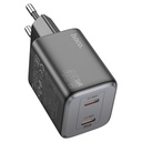 Hoco Elogiado Dual Port PD45W(2C) Charger(EU)-N42
