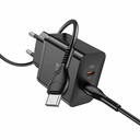 Hoco Streamer Dual-Port PD45W Charger Set-N35 With Cable