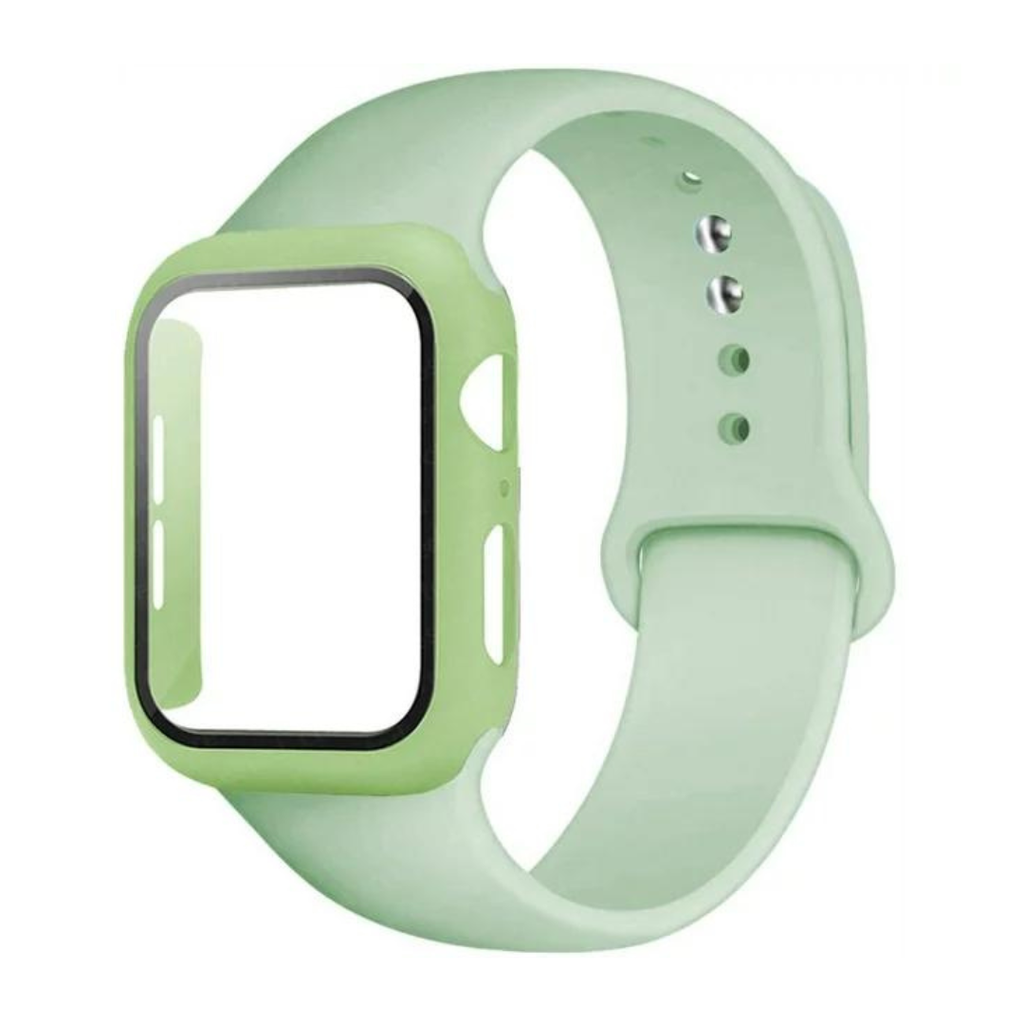 Band And Case Silicone For Apple Watch 2-in-1 45mm