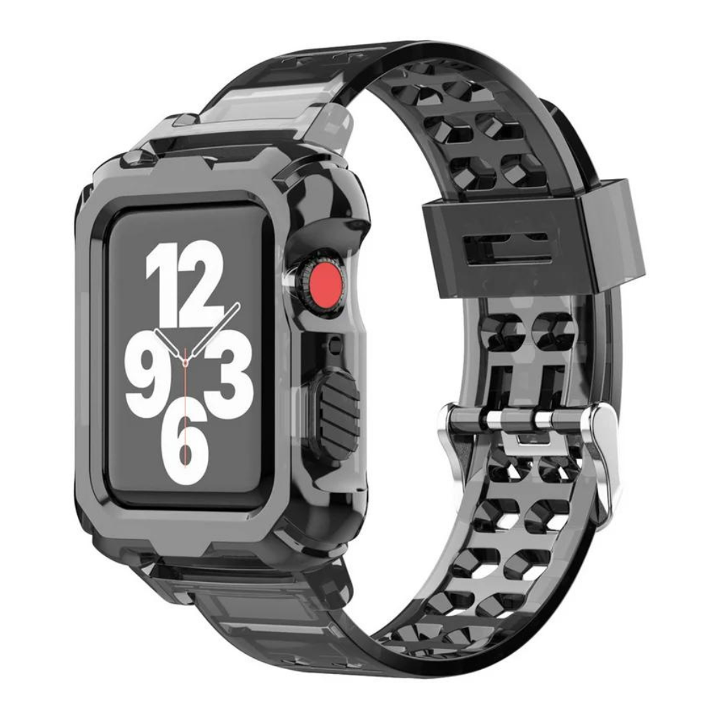 Band Silicone Dark Transparent For Apple Watch 42mm/46mm