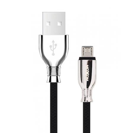 Cable MOXOM CC-77 Mirror Black Micro-USB