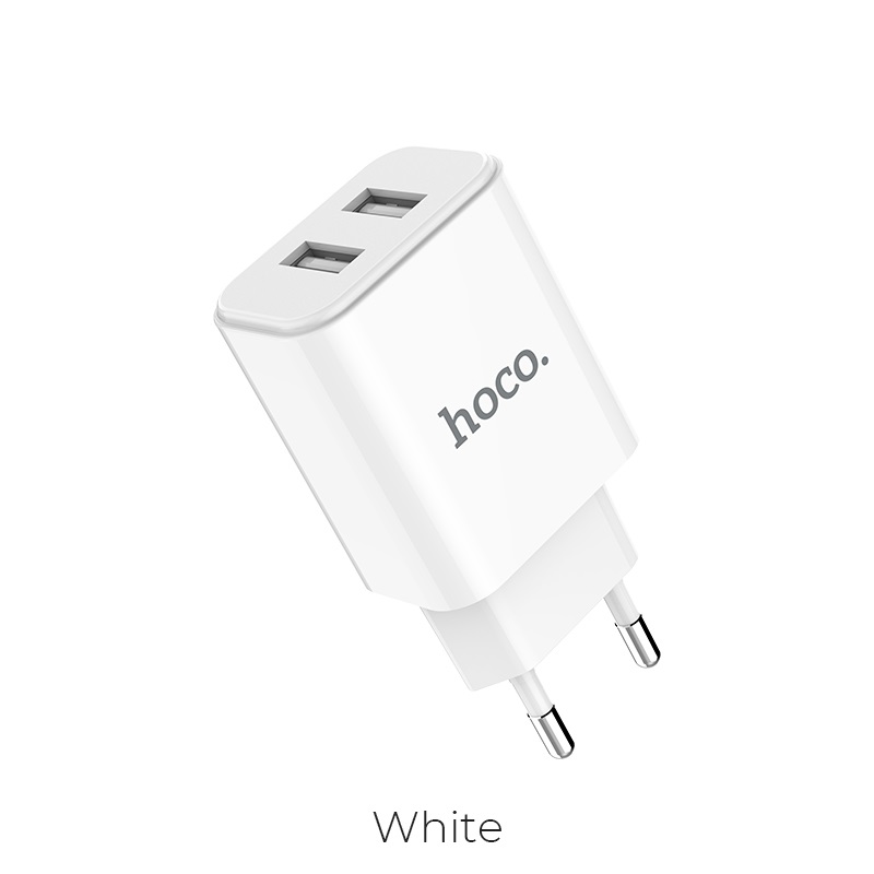 Hoco Charger Dual Port USB With Cable-C62A