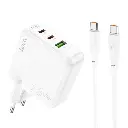 Hoco Charger Three-port 65W With Cable - C115A 