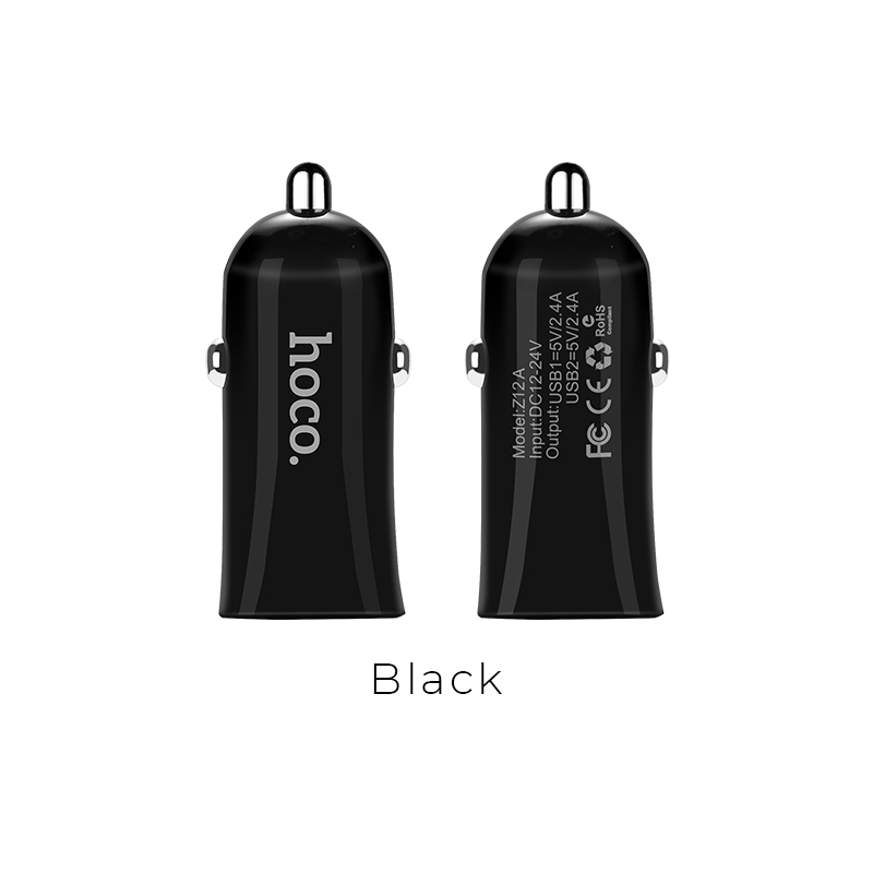 Car Charger hoco Z12 Dual Port USB
