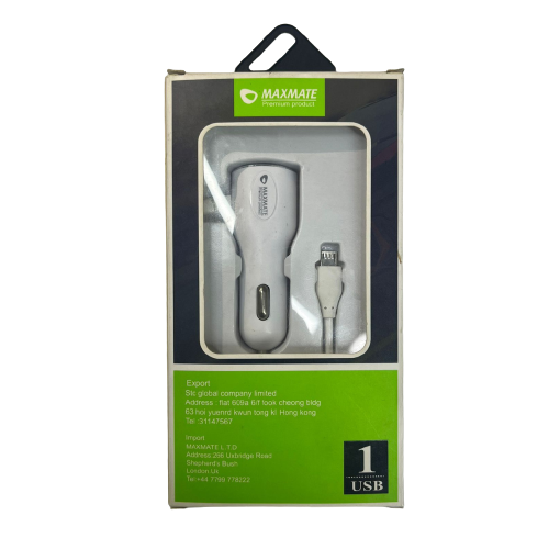 MAXMATE Car Charger Micro-USB MMC-02