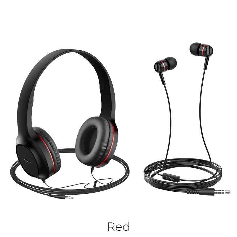 Hoco Headphone+Earphone Two Pack -W24