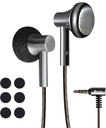 Wired Earphones Aux Flat Ear 