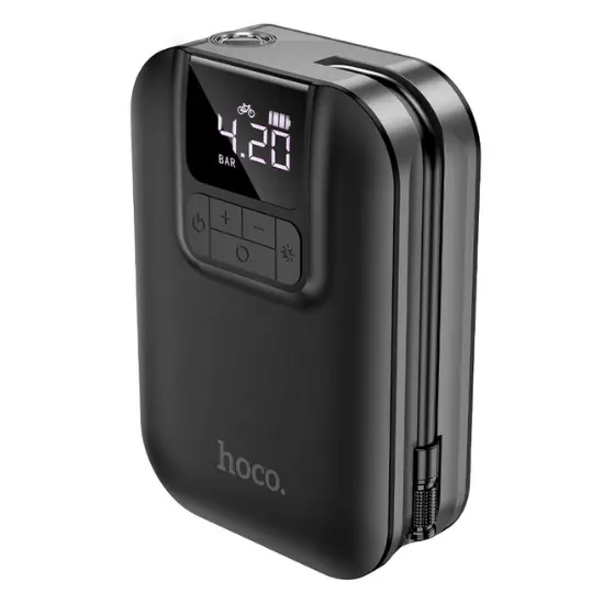 Hoco Portable Smart Air Pump 5000mAh LED Light S53