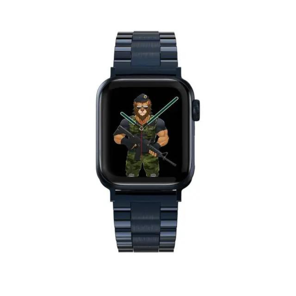 Green Lion Mettalic Picolla Acero Correa Bracelet for Apple Watch 42 / 44mm