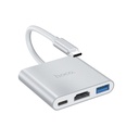 Adapter hoco HB14 Type-C To USB 3.0 HDMI Type- PD2.0