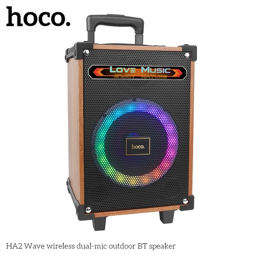 HOCO HA2 Wave wireless dual-mic outdoor BT speaker
