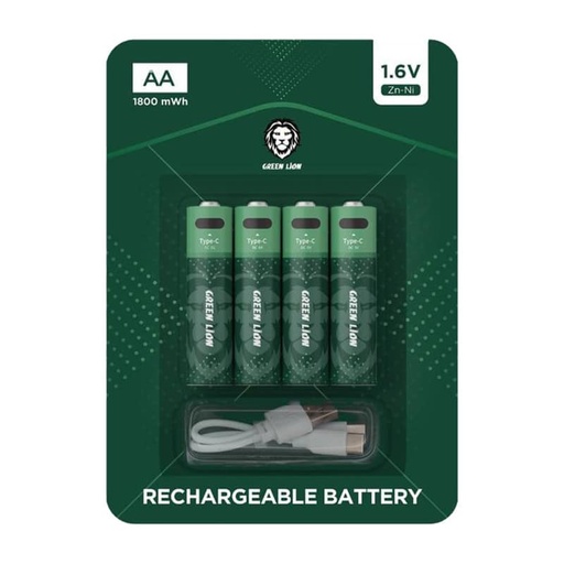 Green Lion Rechargeable Battery AA