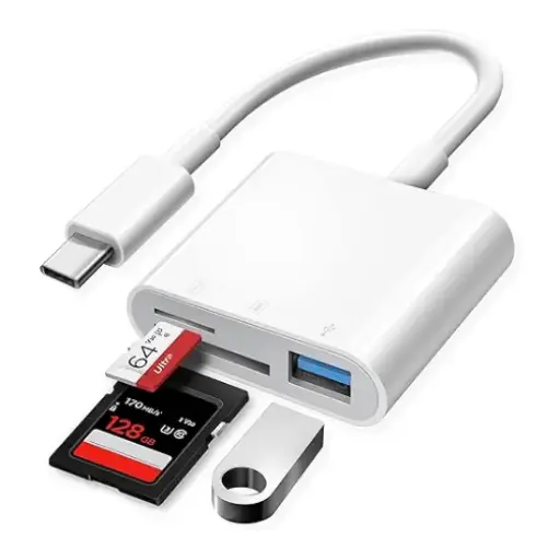 [CR-S] Card Reader For iPhone iPad PC Type-C
