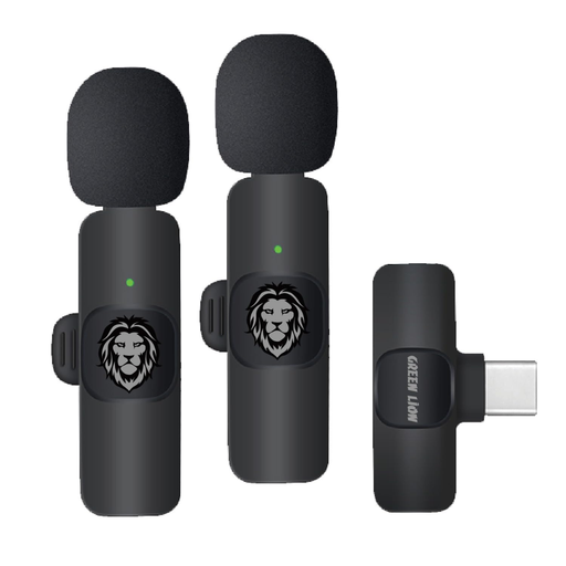 3 in 1 wireless Microphone Green lion