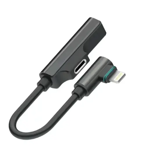 [OTG-CC-59] Moxom OTG Lightning Charging +Aux CC-59