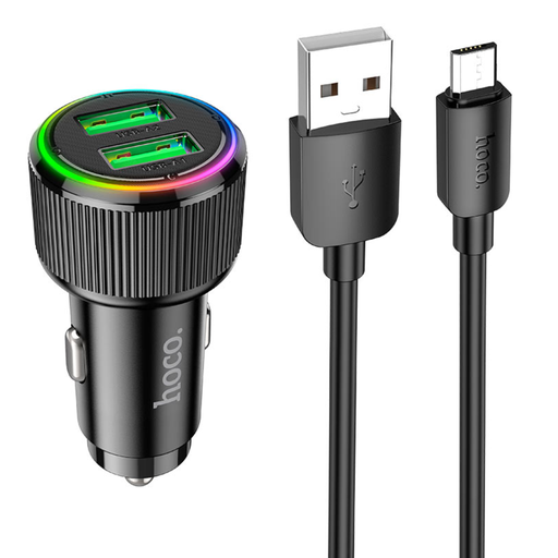 Hoco Car Charger Set With Cable 36W-NZ14